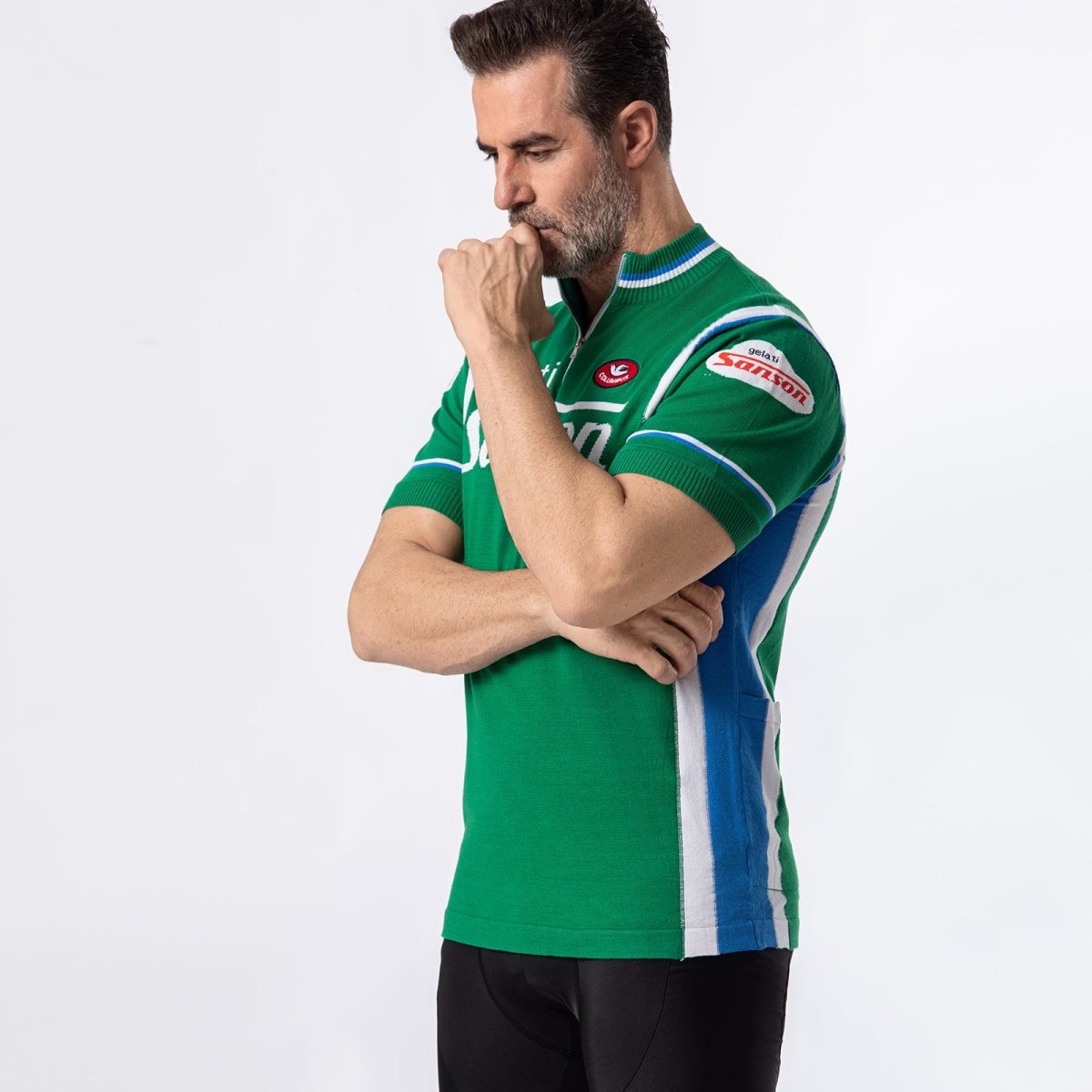Gelati Sanson Merino Wool Blend - Retro Cycling Jersey