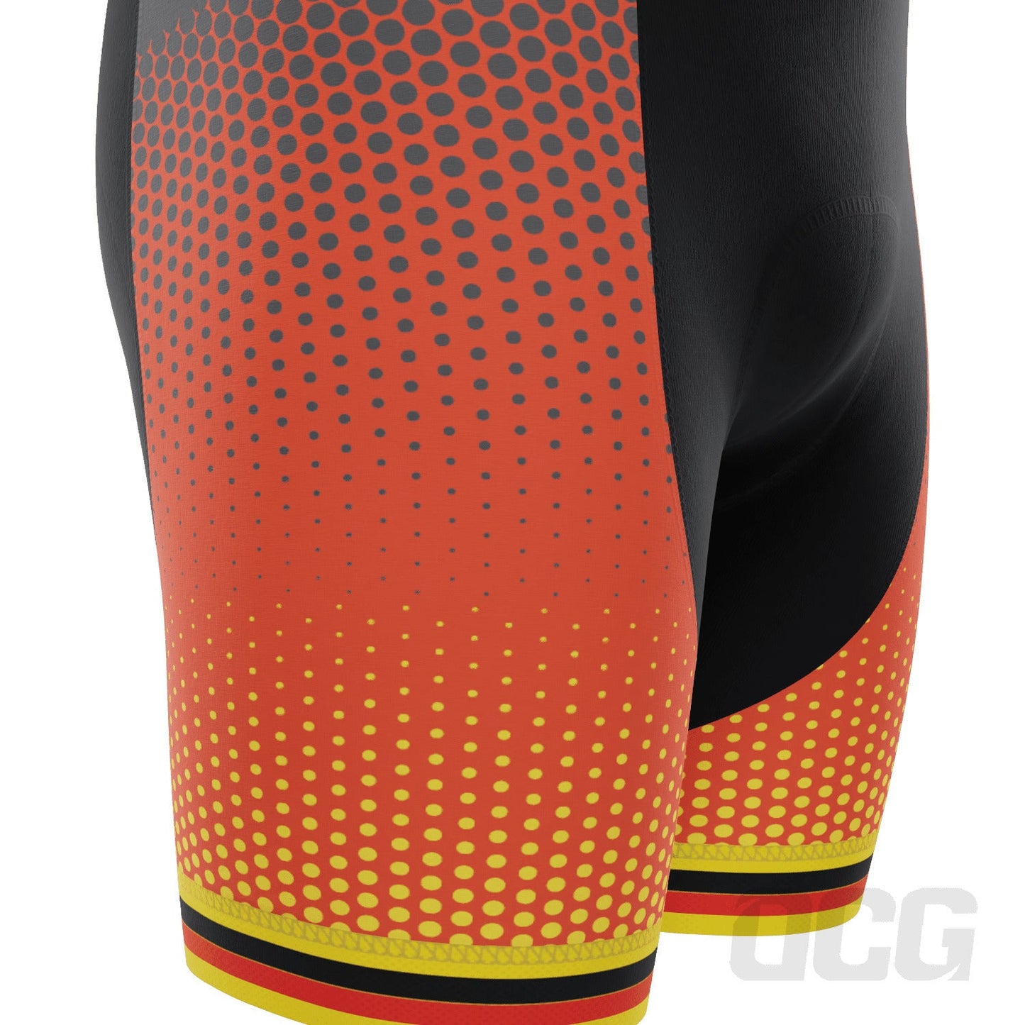 Men's World Countries Team Germany Icon Gel Padded Cycling Bib