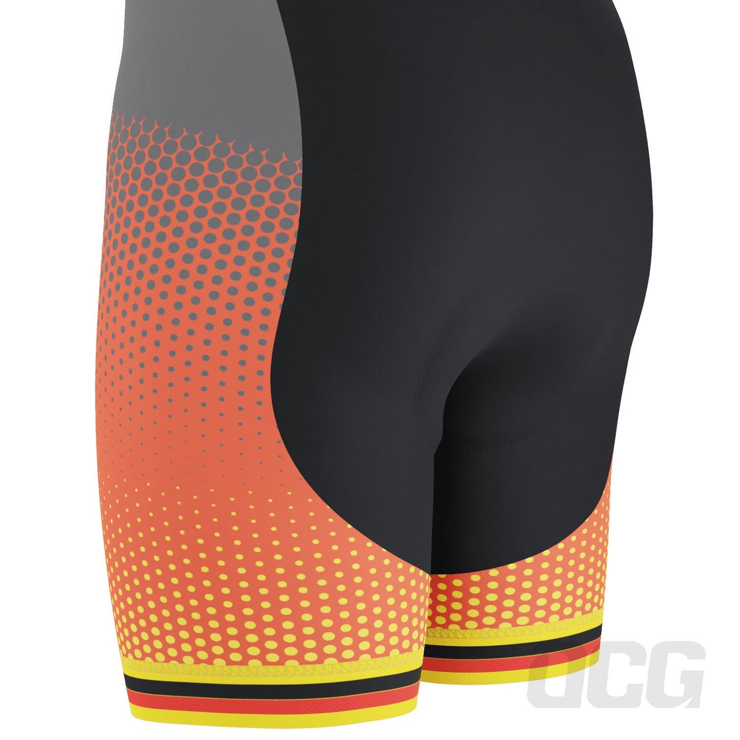Men's World Countries Team Germany Icon Gel Padded Cycling Bib