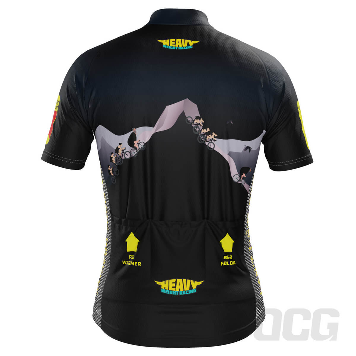 Men's Heavy Weight Racing Gravity Series 1 Short Sleeve Cycling Jersey