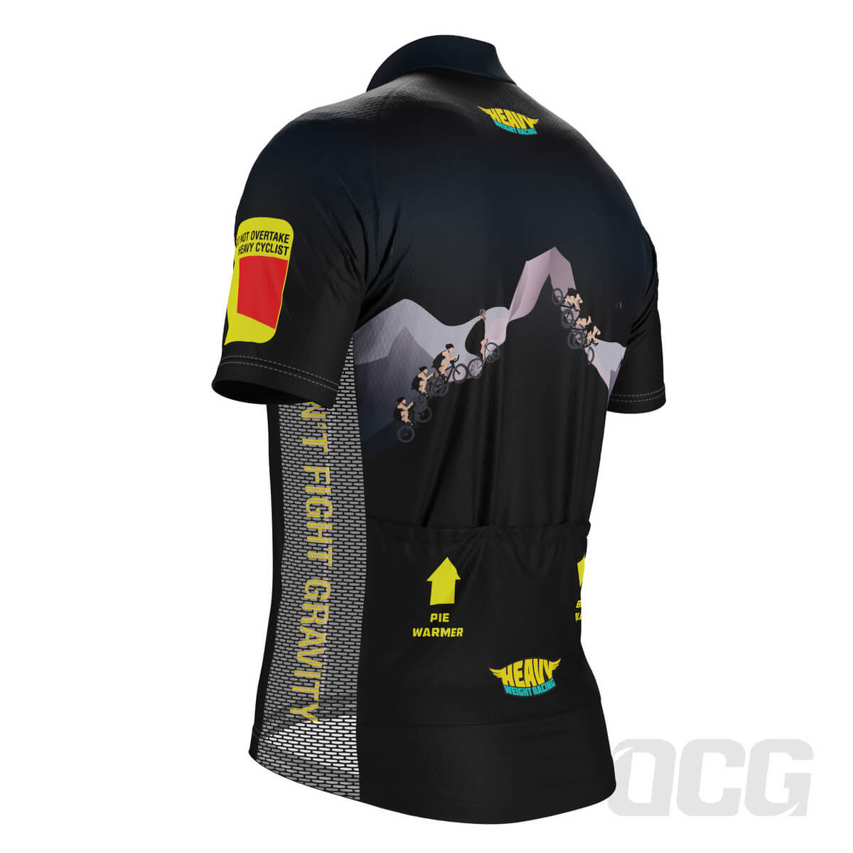 Men's Heavy Weight Racing Gravity Series 1 Short Sleeve Cycling Jersey