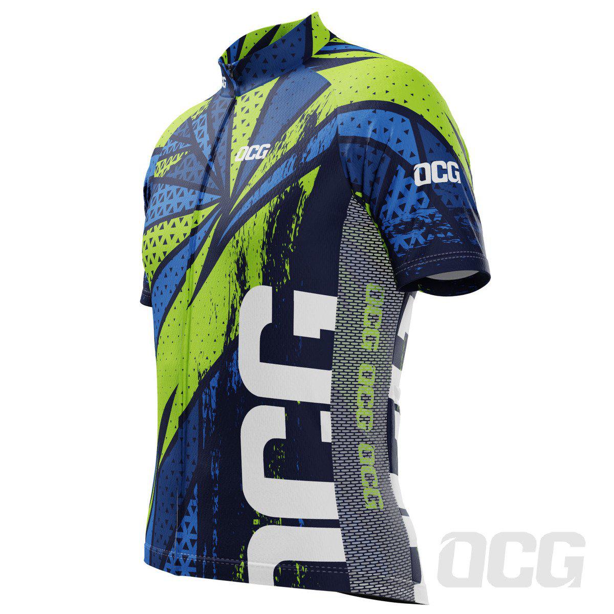 Men's Graffiti Lightning Short Sleeve Cycling Jersey