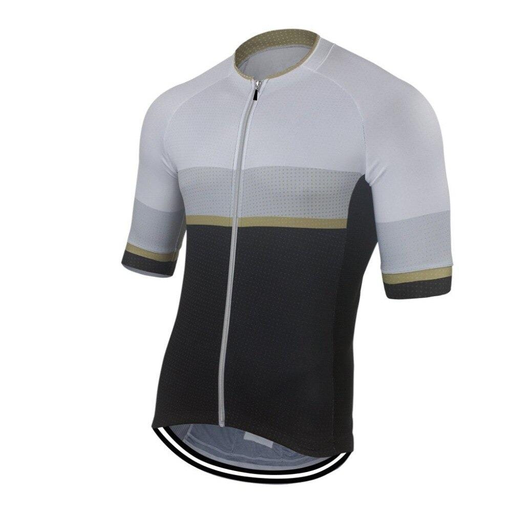 Grey Stylish Men's Cycling Jersey