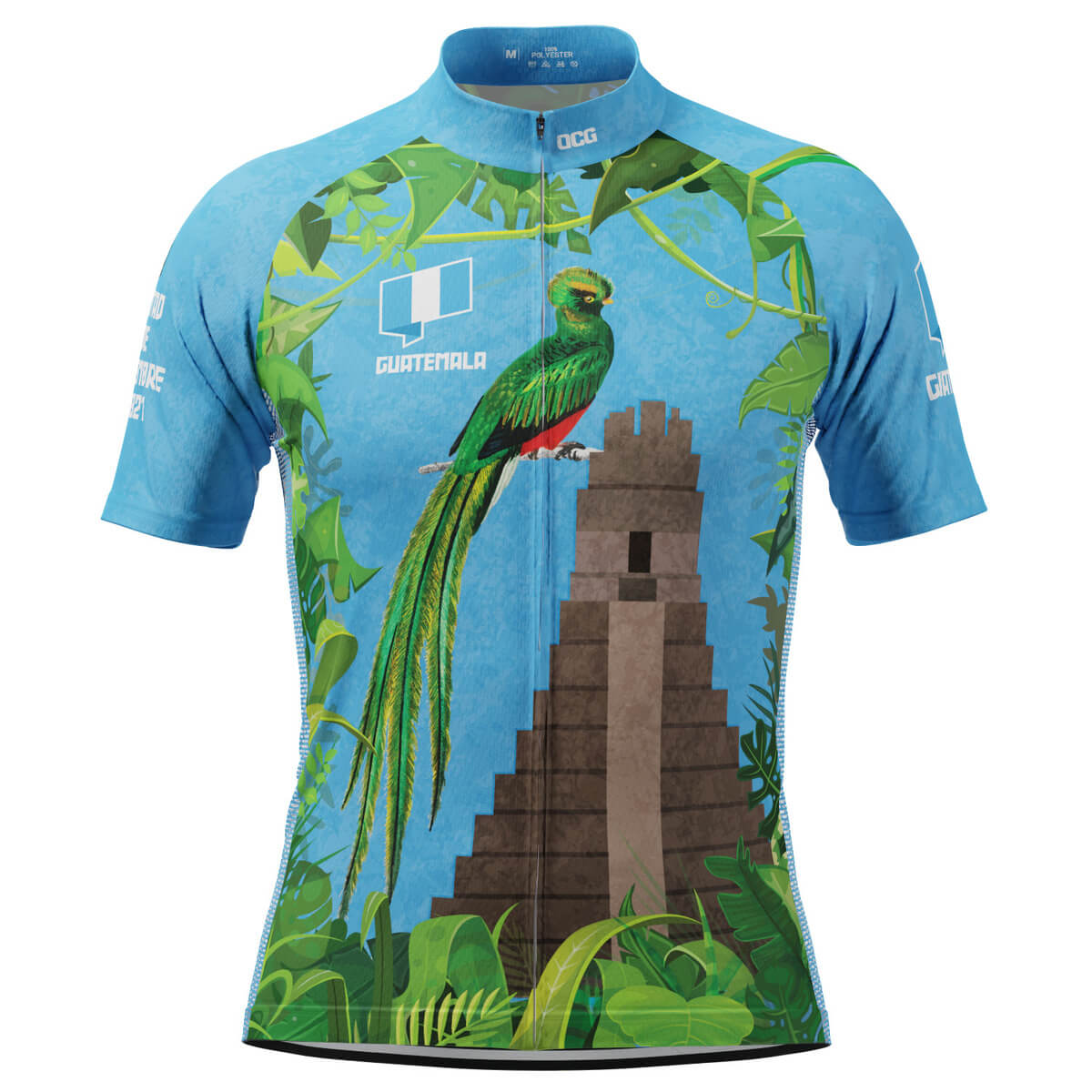 Men's Guatemala Tikal Short Sleeve Cycling Jersey