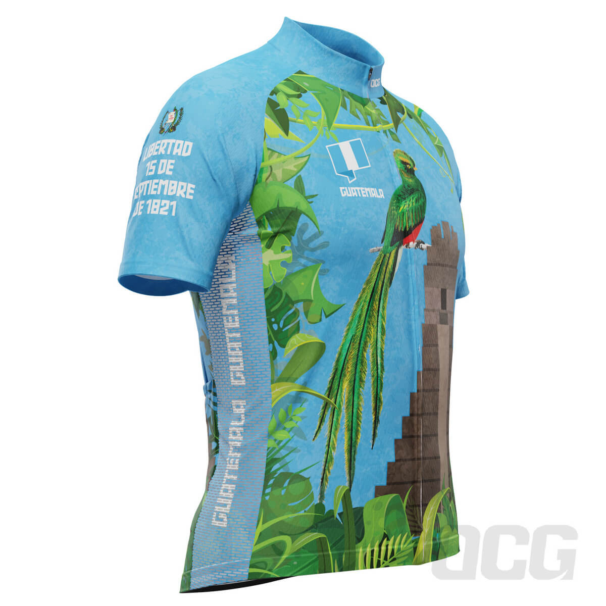 Men's Guatemala Tikal Short Sleeve Cycling Jersey