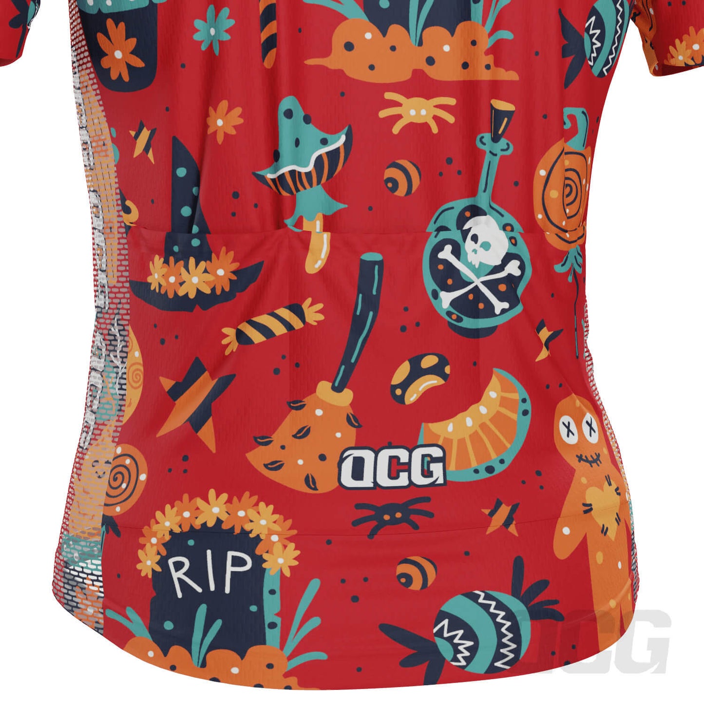Men's Halloween Trick or Treat Short Sleeve Cycling Jersey