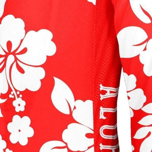 Men's Hawaiian Aloha Floral 2 Piece Cycling Kit