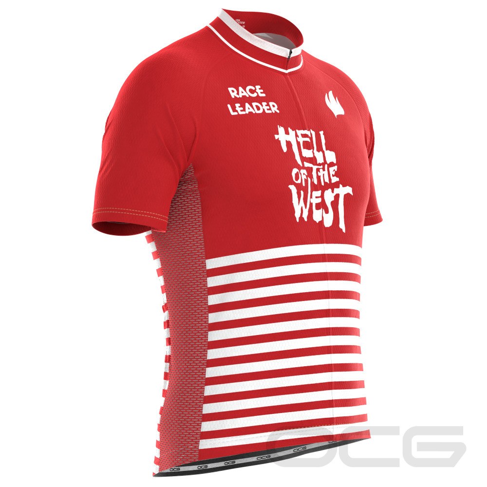 Men's Retro Hell Of The West Short Sleeve Cycling Jersey