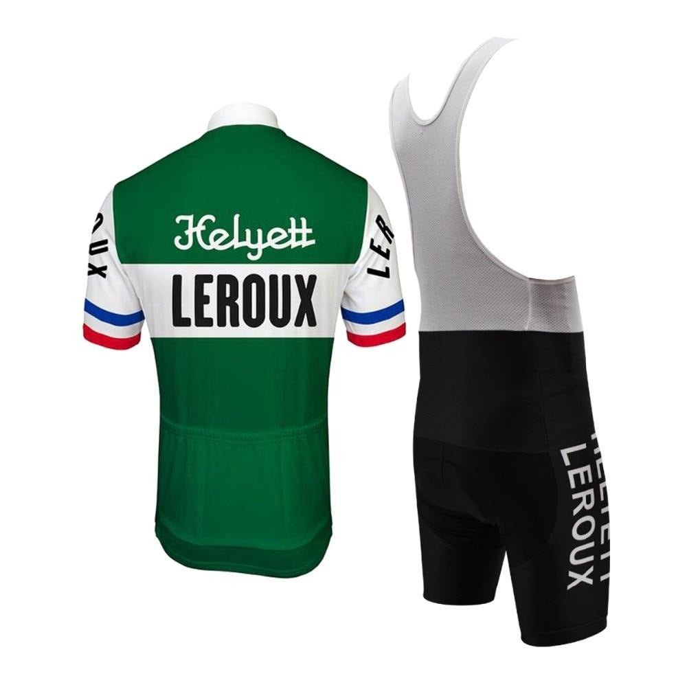 Helyett Leroux Retro Cycling Jersey Set