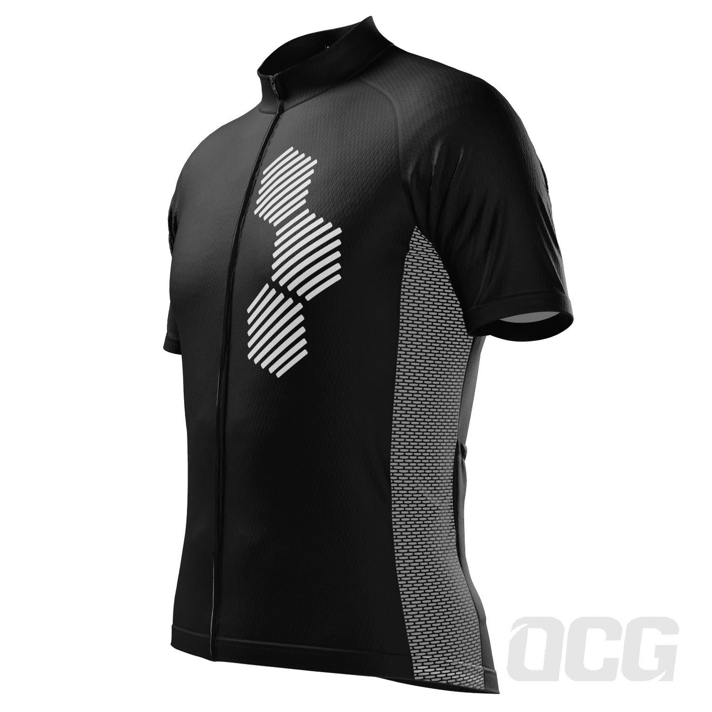 Men's Hexagon Short Sleeve Cycling Jersey