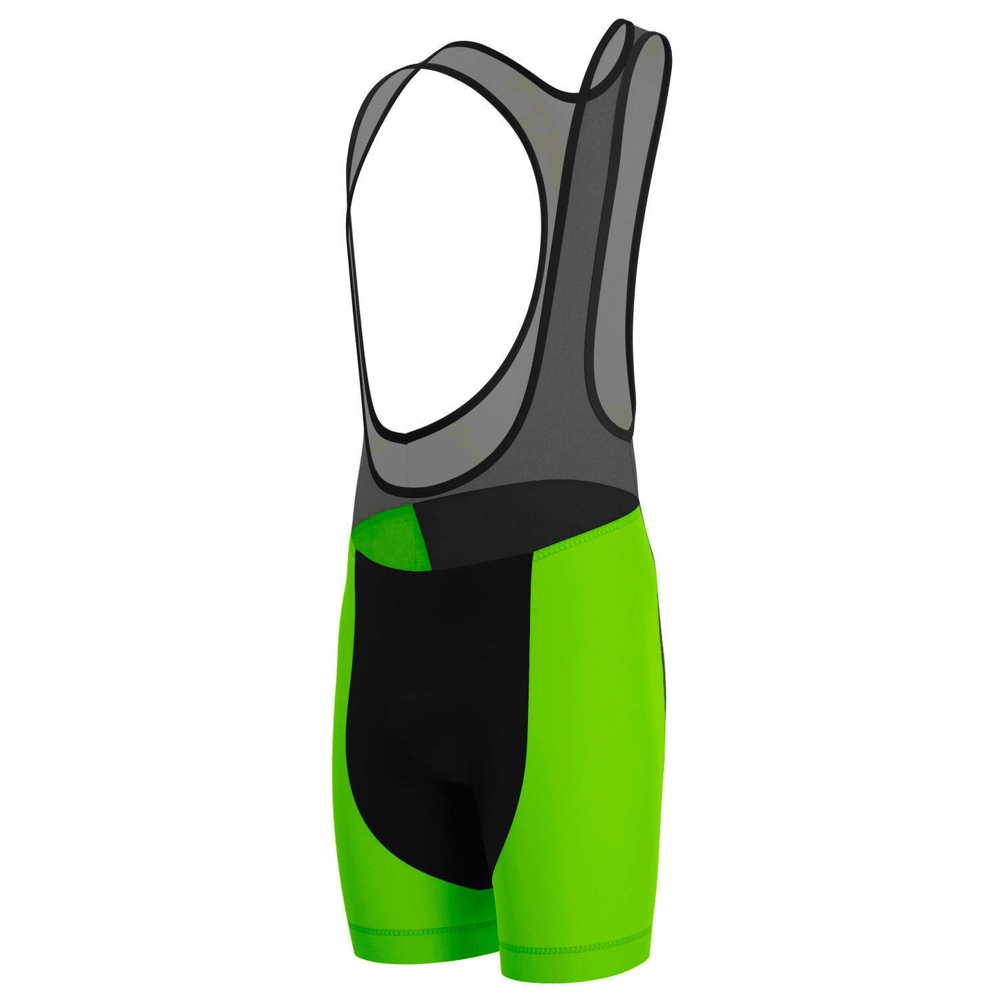 Men's OCG Plain Color Gel Padded Cycling Bib
