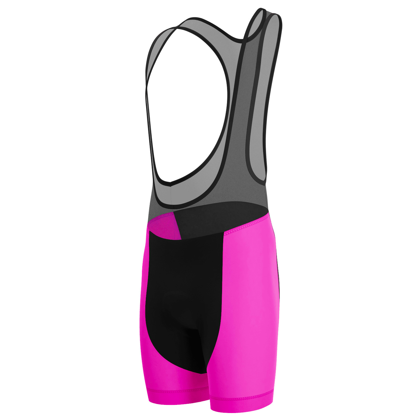 Men's OCG Plain Color Gel Padded Cycling Bib
