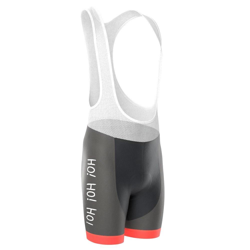Men's Ho Ho Ho Santa Pro-Band Gel Padded Cycling Bib