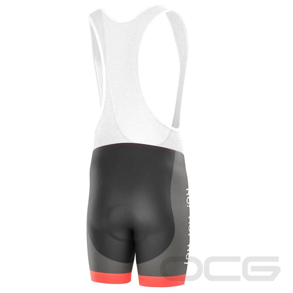 Men's Ho Ho Ho Santa Pro-Band Gel Padded Cycling Bib
