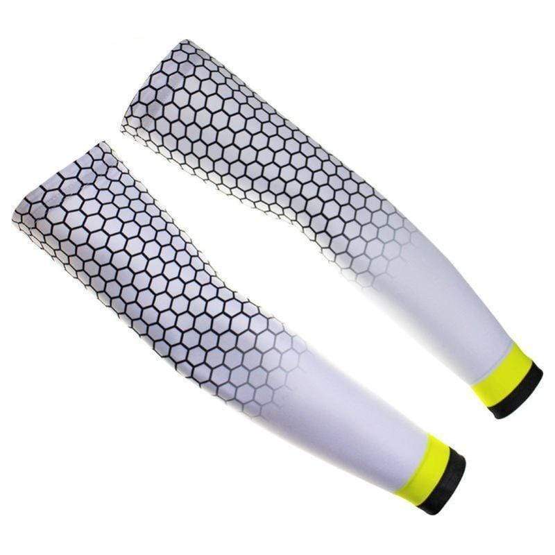 Unisex Honeycomb Quick Dry Cycling Arm-Warmers
