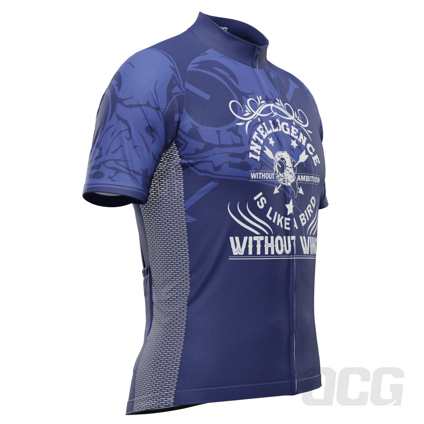 Men's Intelligence Without Ambition Is Like a Bird Without Wings Short Sleeve Cycling Jersey
