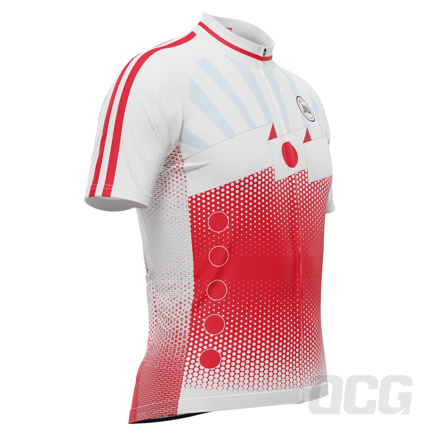 Men's World Countries Team Japan Icon Short Sleeve Cycling Jersey