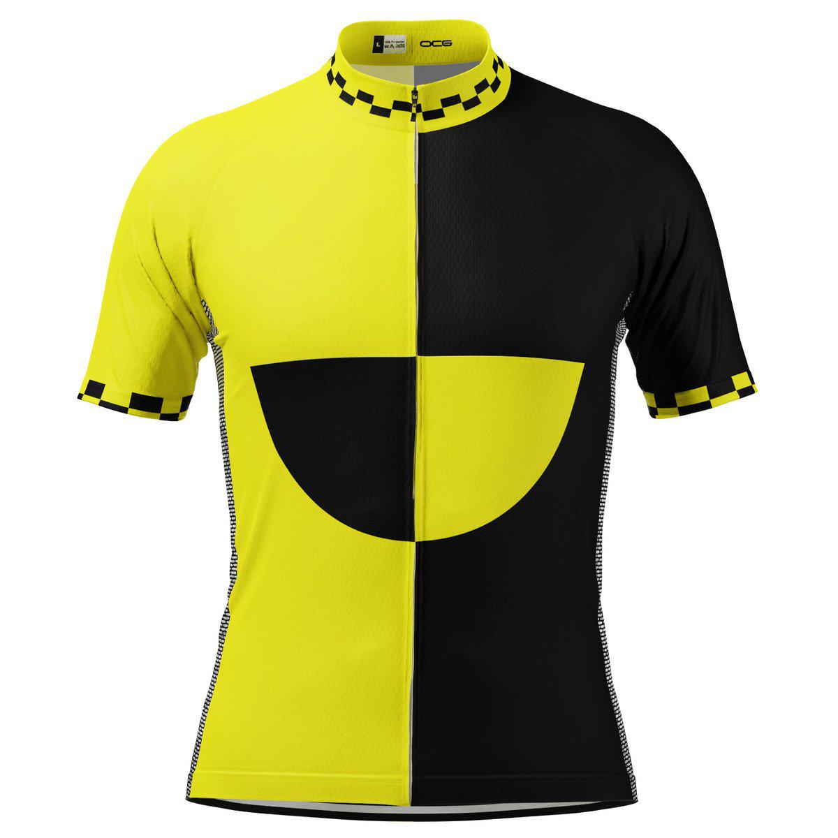 Men's High Viz Keep Clear Test Dummy Short Sleeve Cycling Jersey