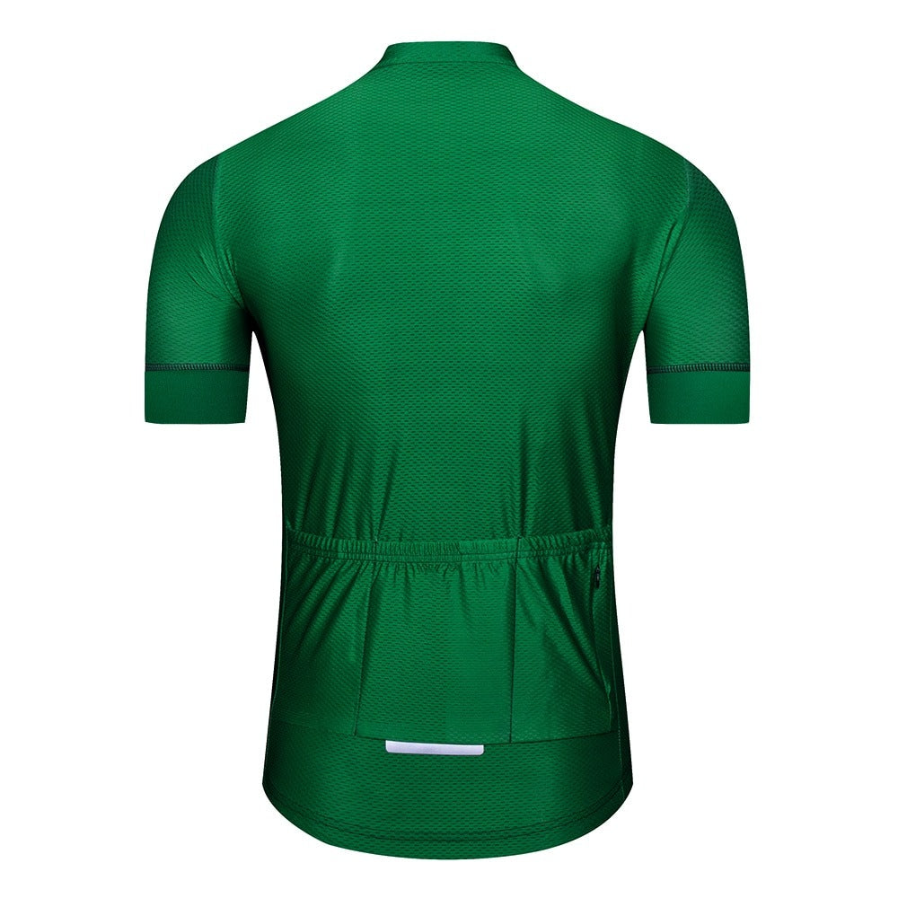 Green Color Intense Cycling Jersey