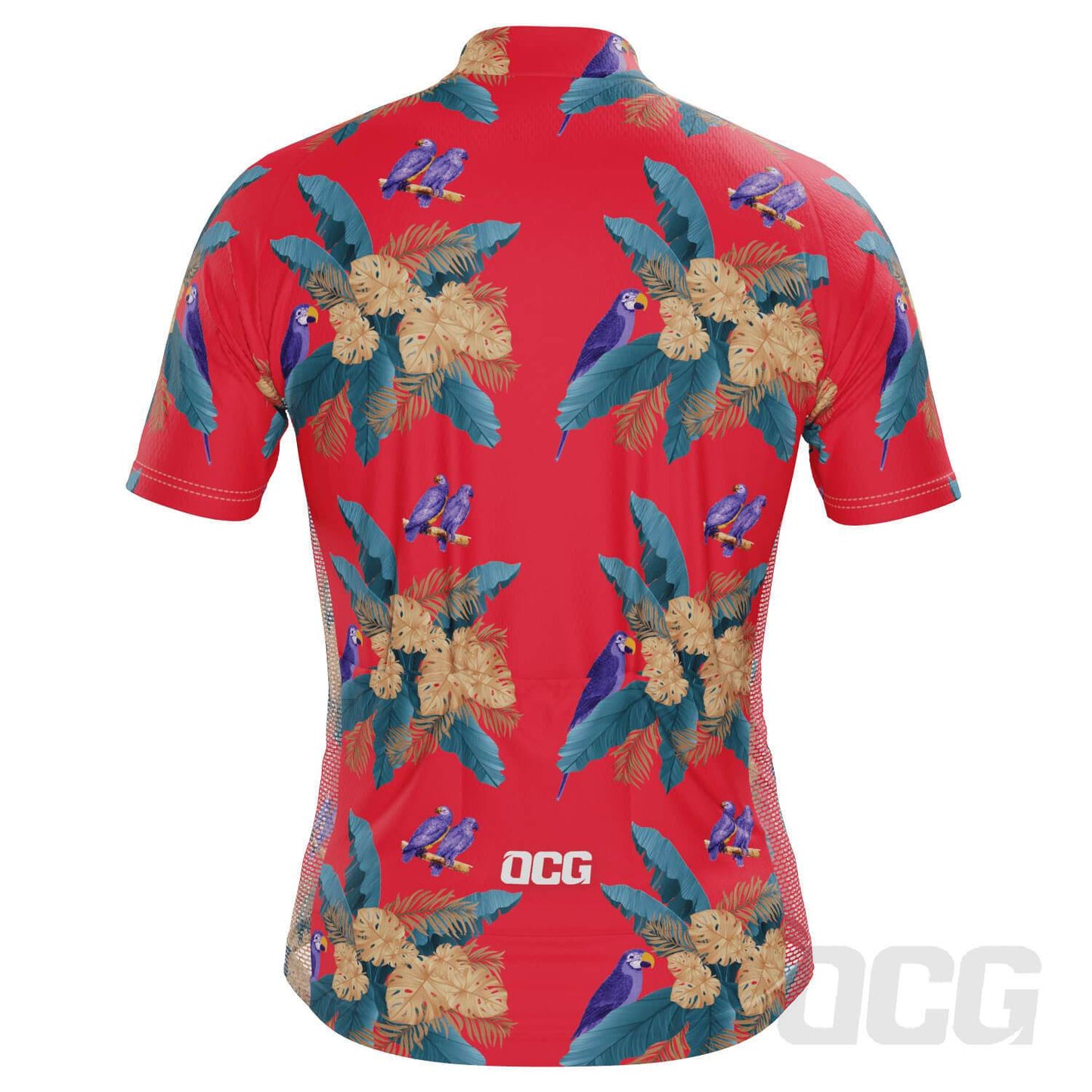 Men's The Selleck Hawaiian Shirt Short Sleeve Cycling Jersey