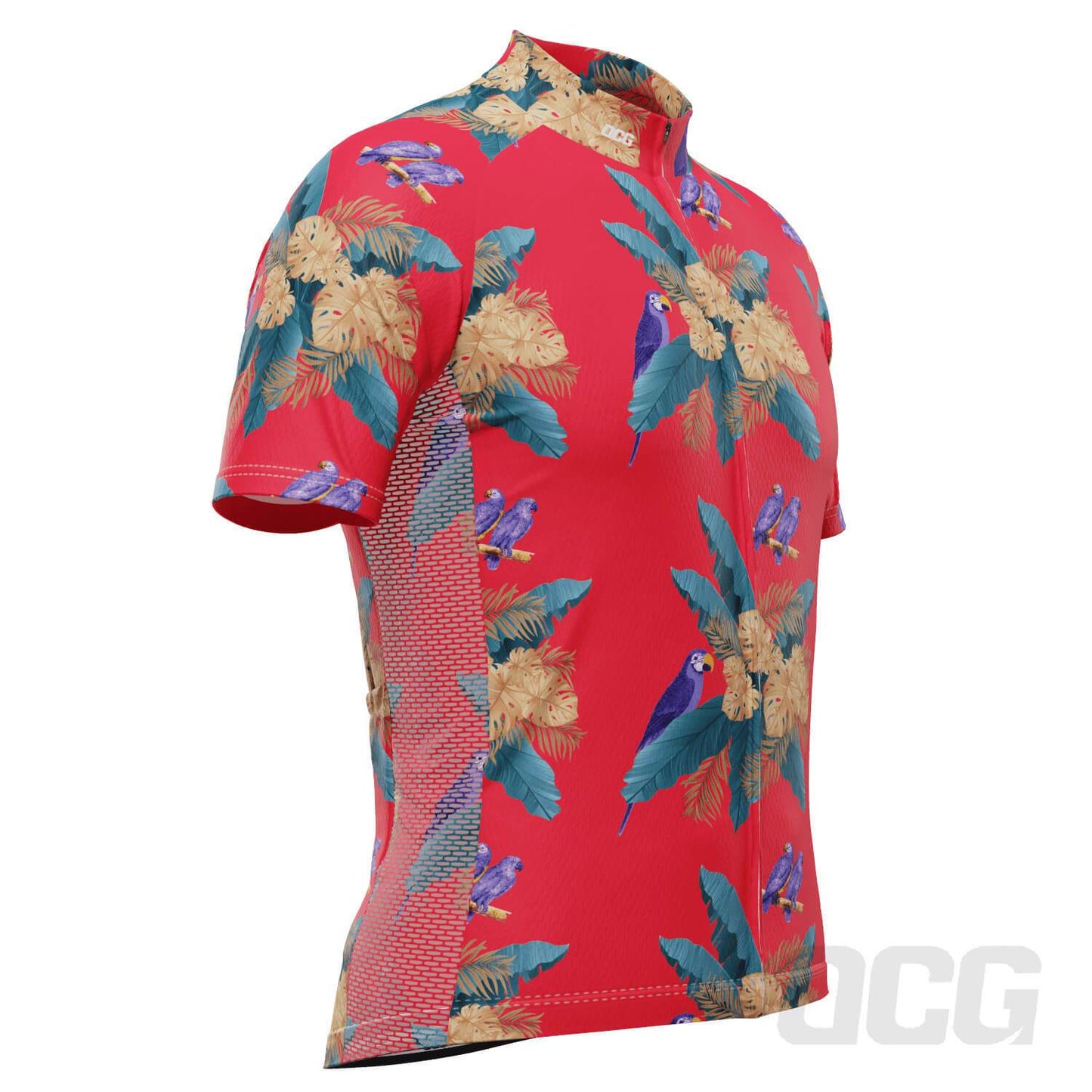 Men's The Selleck Hawaiian Shirt Short Sleeve Cycling Jersey