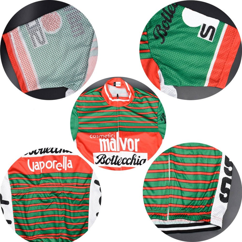 Malvor Bottecchia Retro Cycling Jersey Set