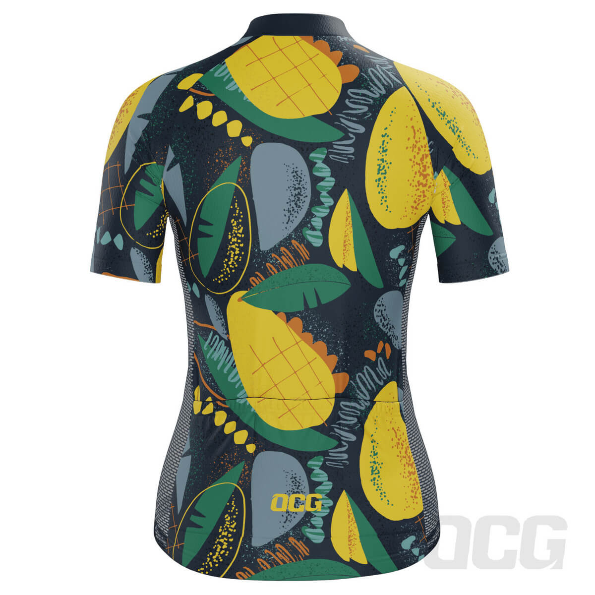 Women's Mango Fruit Indulgence Short Sleeve Cycling Jersey