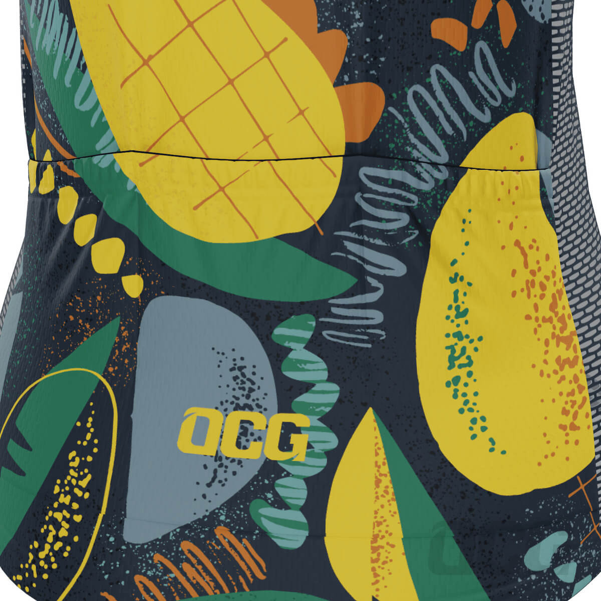 Women's Mango Fruit Indulgence Short Sleeve Cycling Jersey