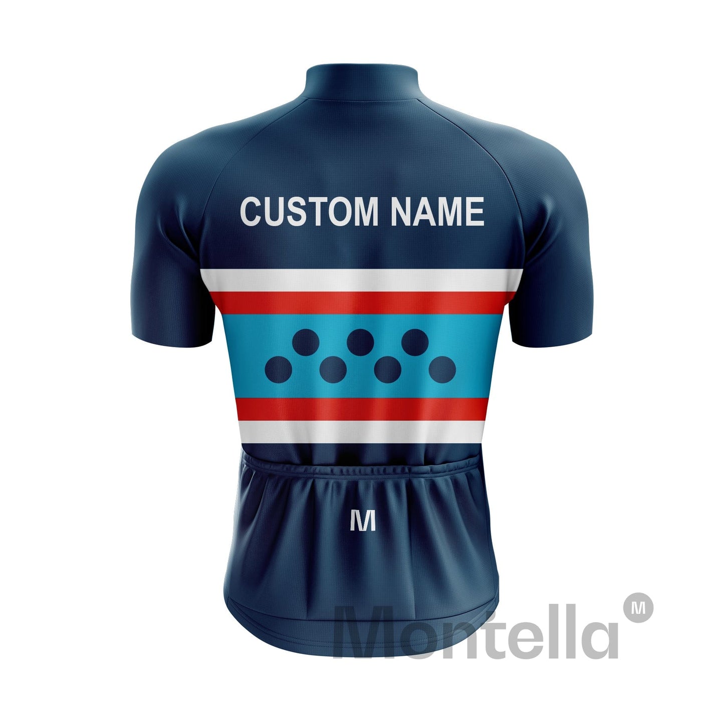 Custom Blue Cycling Jersey or Bib Shorts