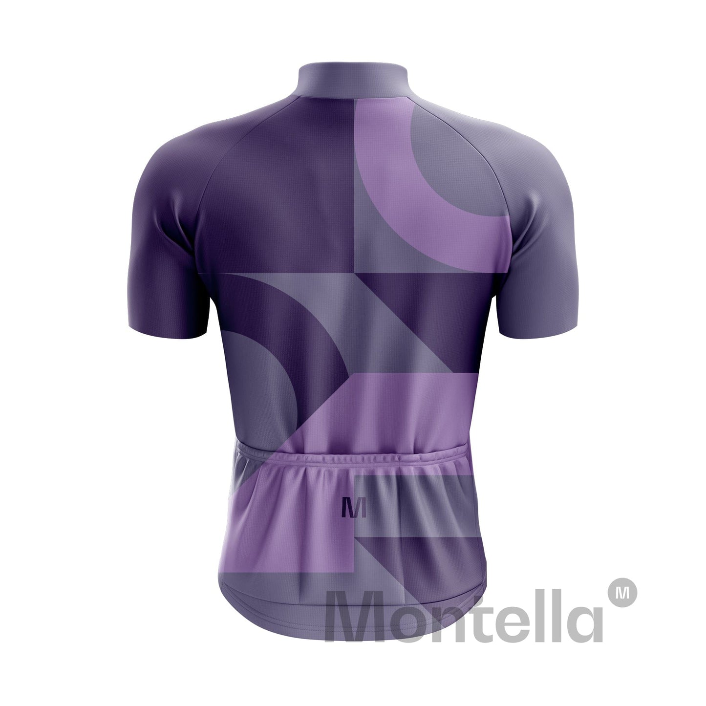 Men's Purple Pattern Cycling Jersey