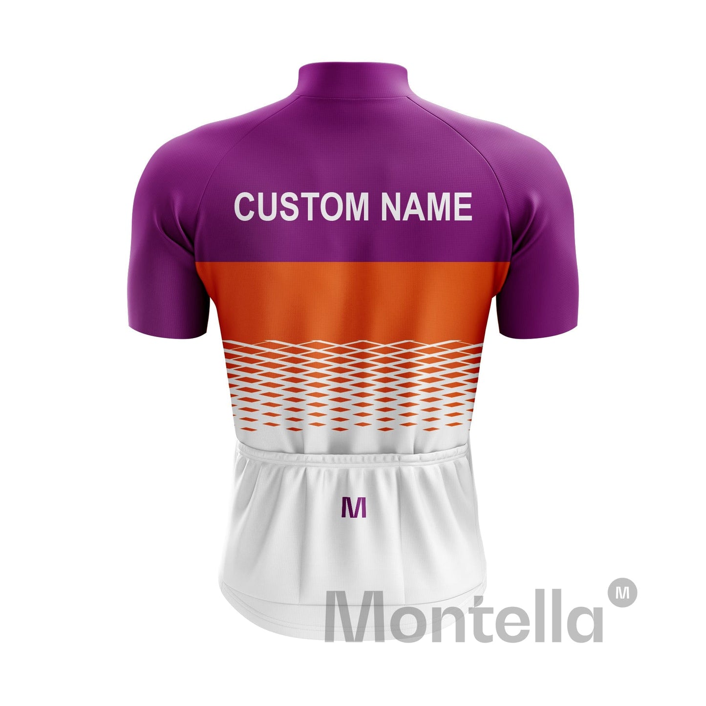 Custom White Purple Cycling Jersey or Bib Shorts