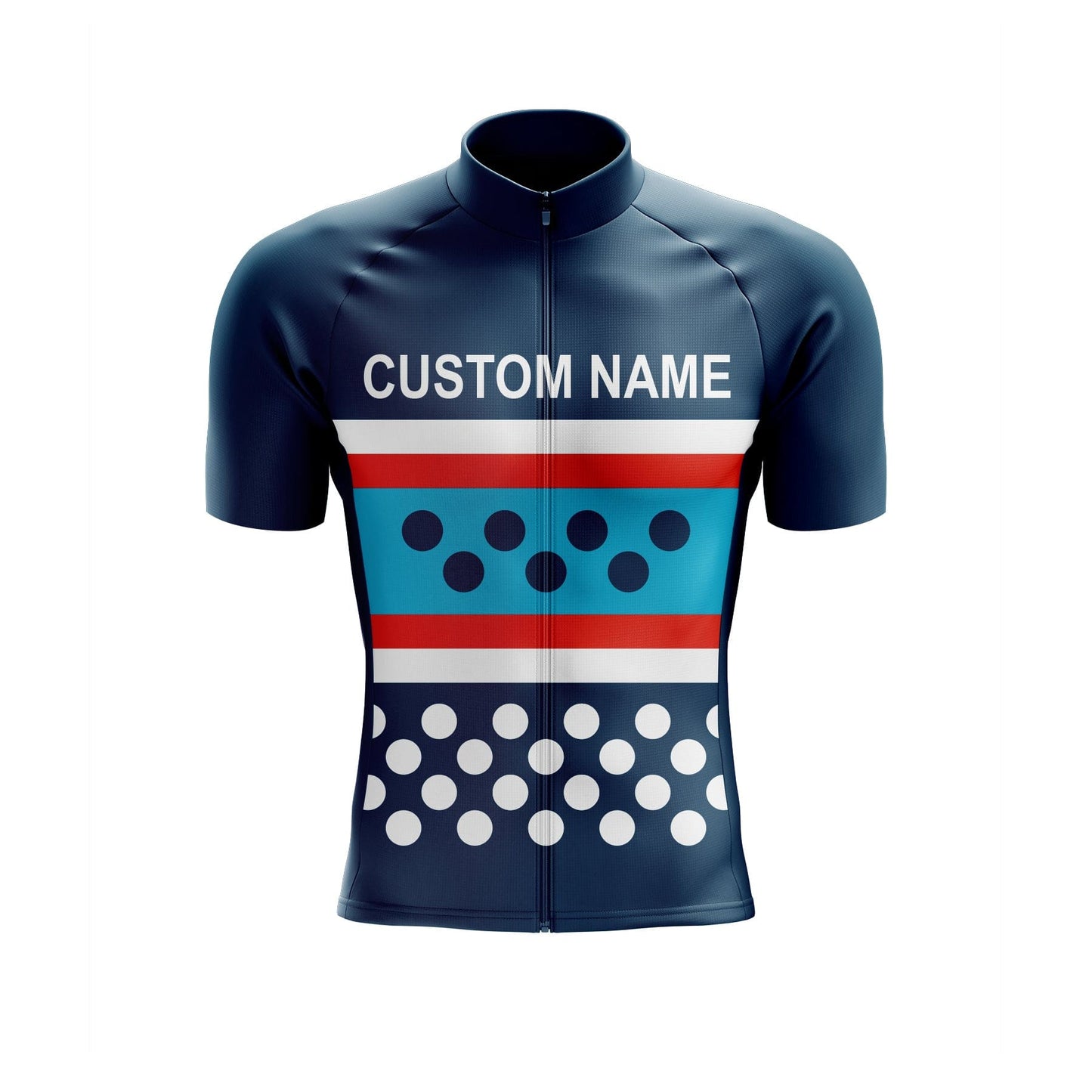 Custom Blue Cycling Jersey or Bib Shorts