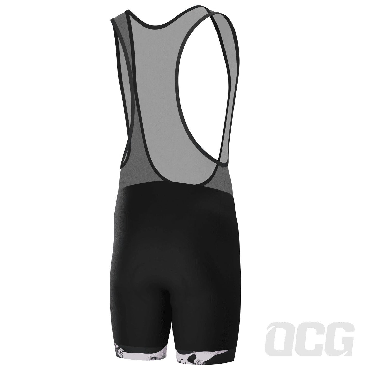 Men's Heavy Weight Racing Gravity Gel Padded Cycling Bib