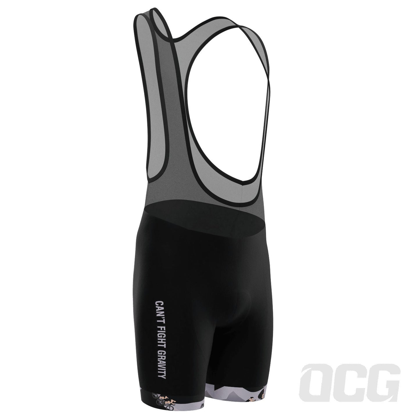 Men's Heavy Weight Racing Gravity Gel Padded Cycling Bib