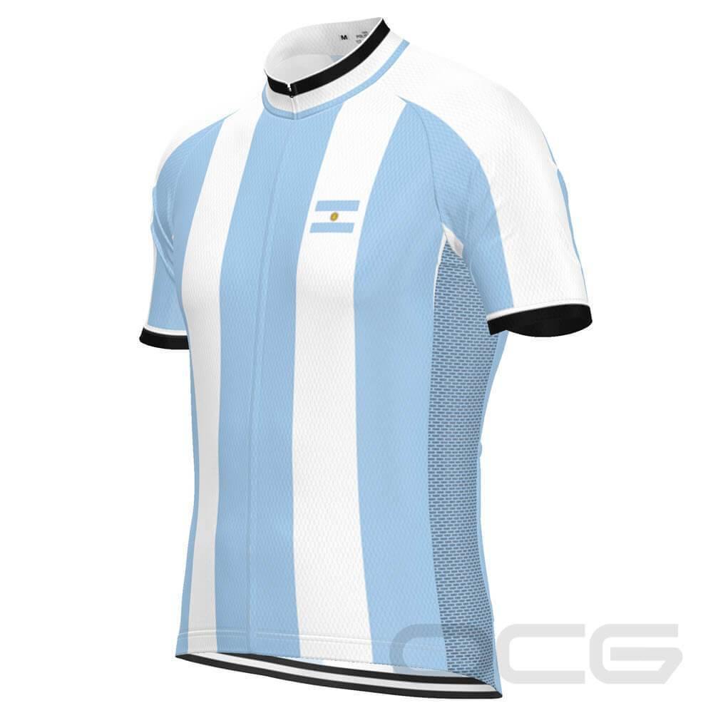 Men's Argentina National Flag 2 Piece Cycling Kit