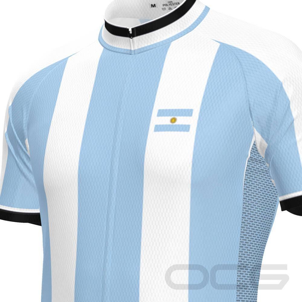 Men's Argentina National Flag 2 Piece Cycling Kit