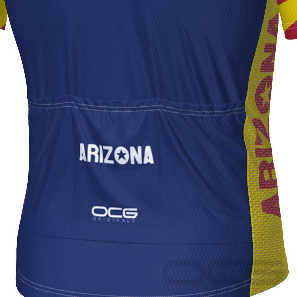 Men's Arizona US State Icon Short Sleeve Cycling Jersey