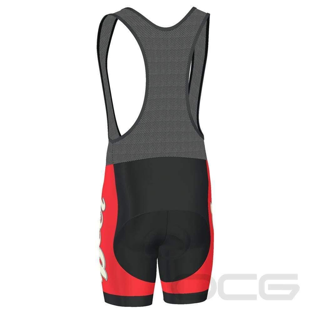 Men's Give Your Brain The Night Off Beer Gel Padded Cycling Bib