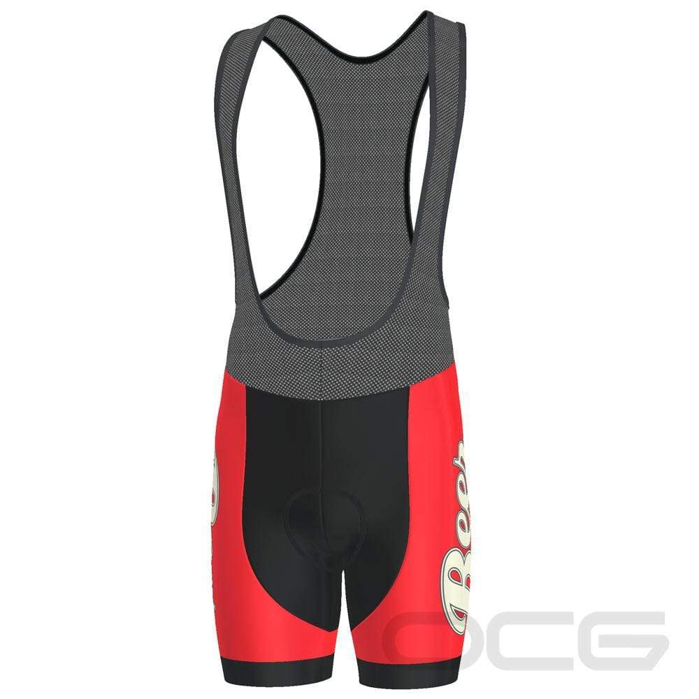 Men's Give Your Brain The Night Off Beer Gel Padded Cycling Bib