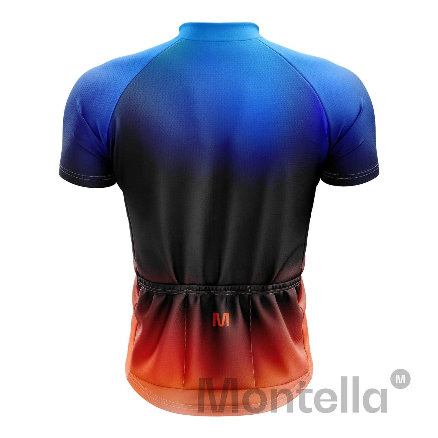 Men's Blue Flame Cycling Jersey