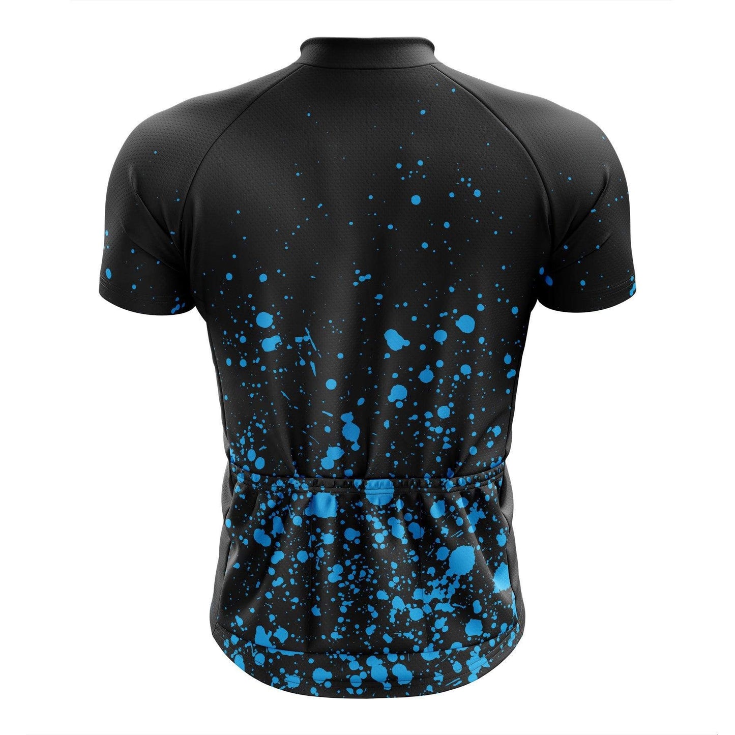 Men's Blue Splashes Cycling Jersey