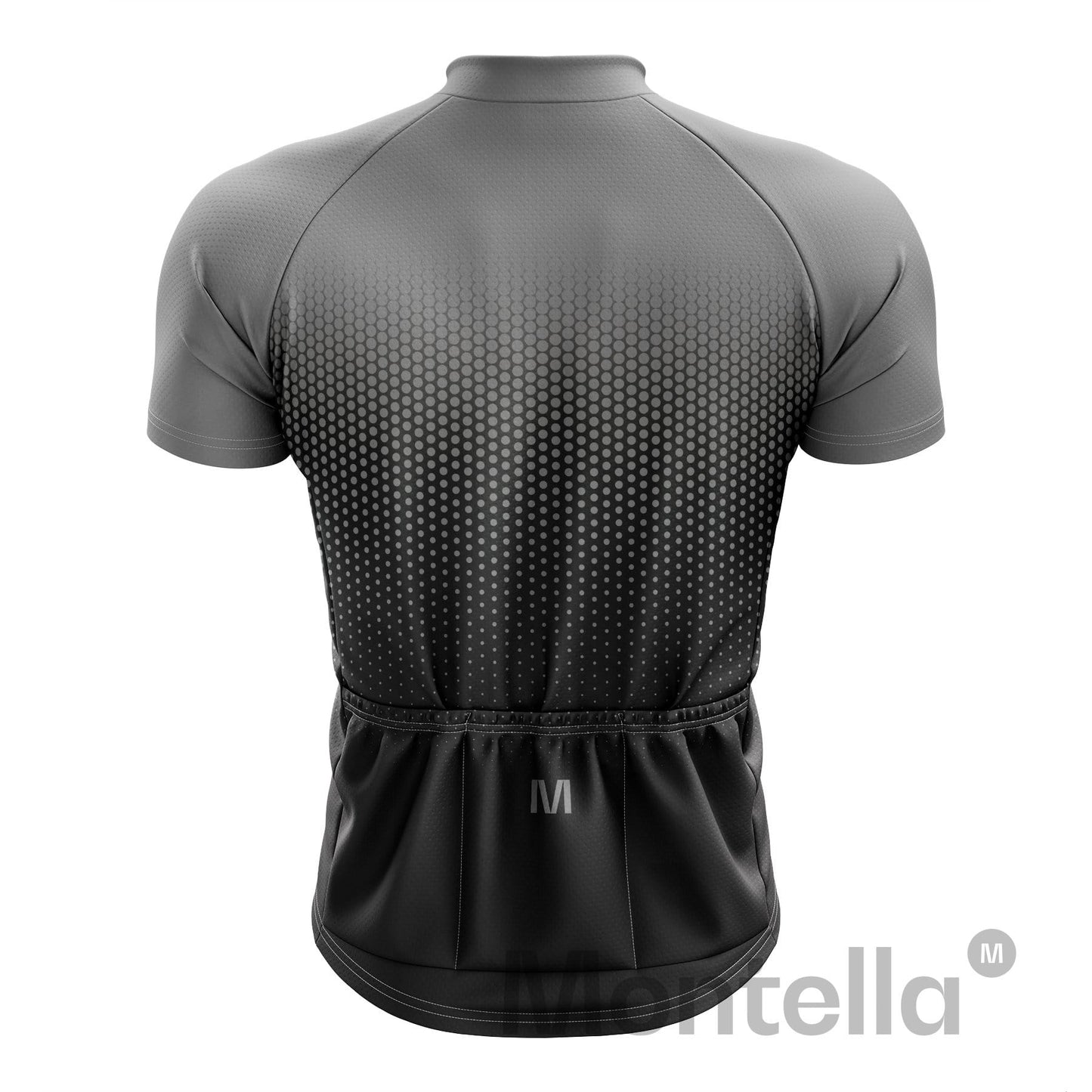 Men's Grey Gradient Cycling Jersey or Bibs