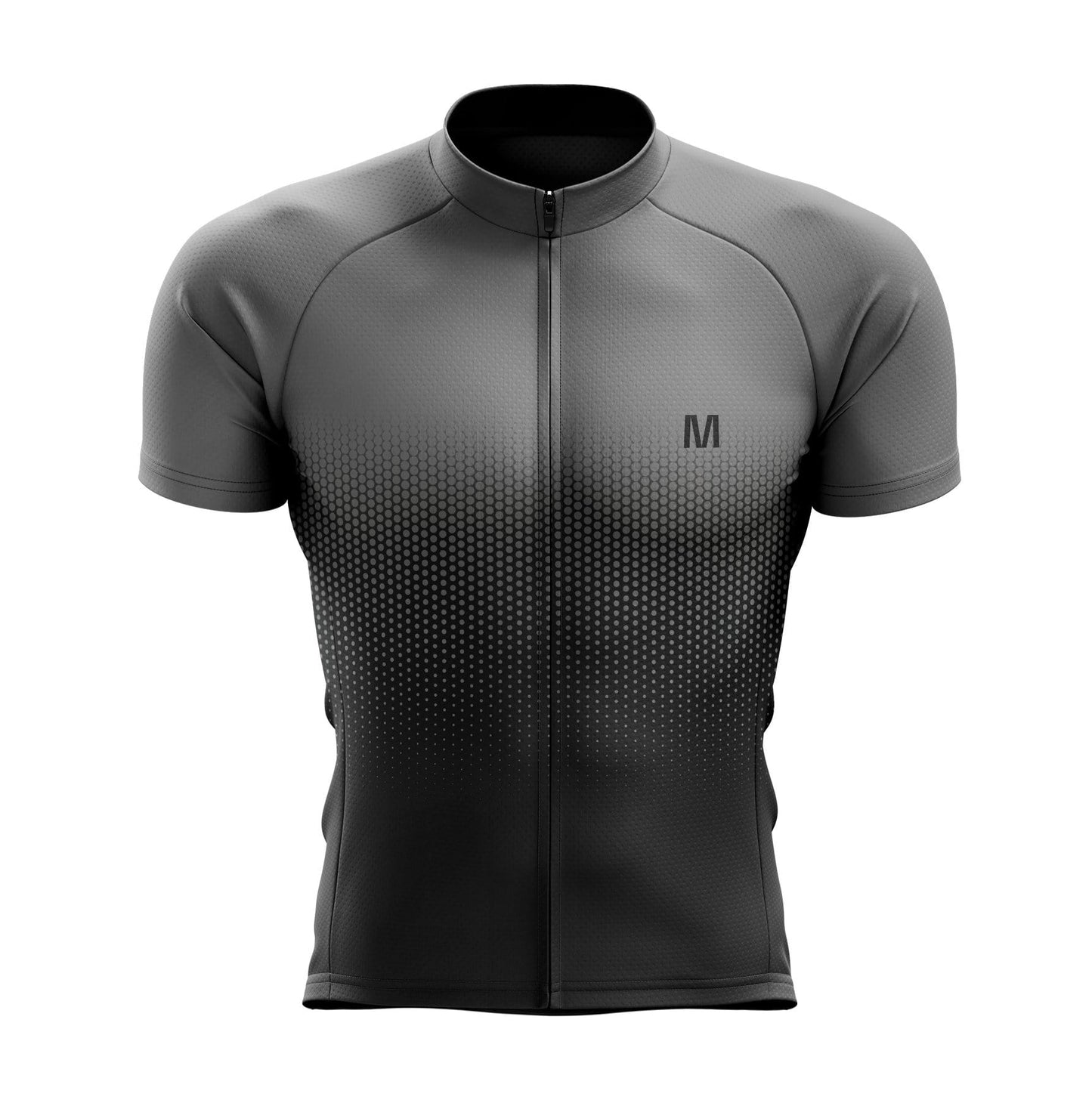 Men's Grey Gradient Cycling Jersey or Bibs