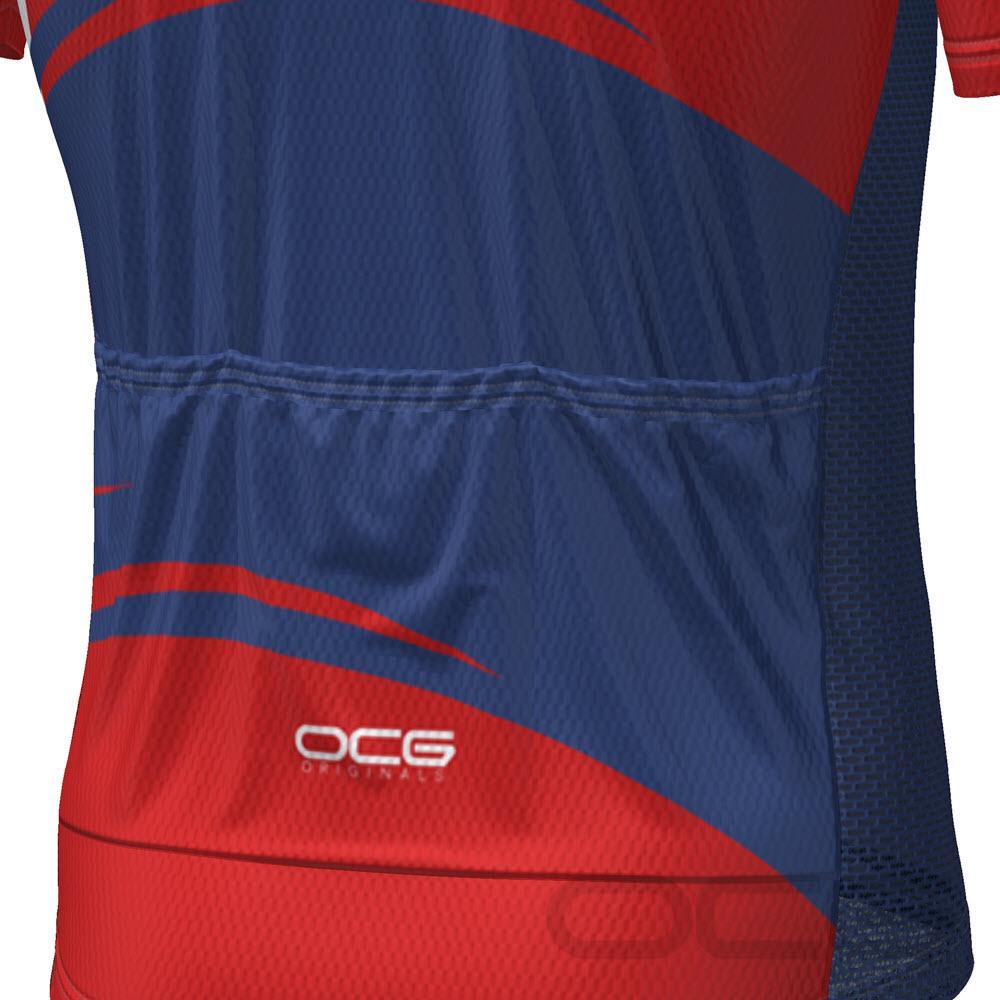 Men's Norway Bold National Flag Short Sleeve Cycling Jersey