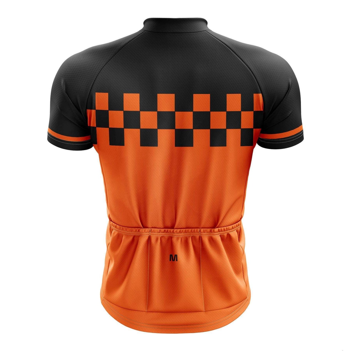 Men's Orange Speed Cycling Jersey and Bib Shorts