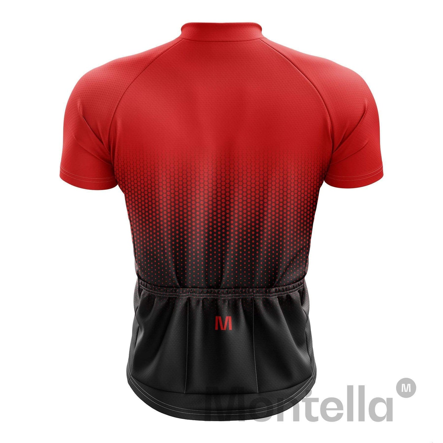 Men's Red Gradient Cycling Jersey or Bibs