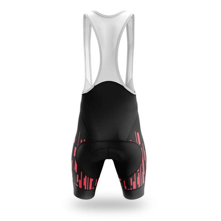 Men's Red Lines Cycling Bib Shorts