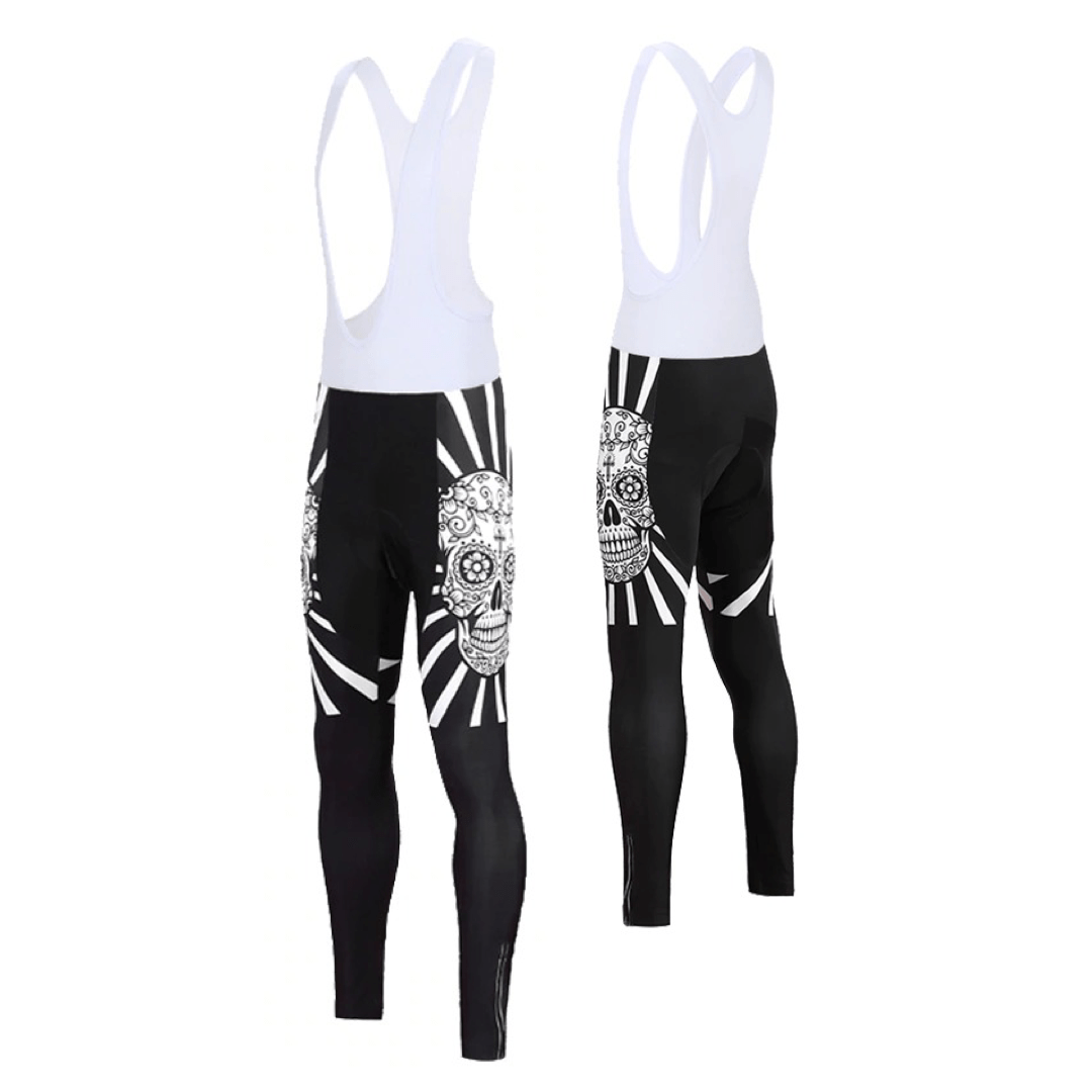 Men's Skull Bib Cycling Pants