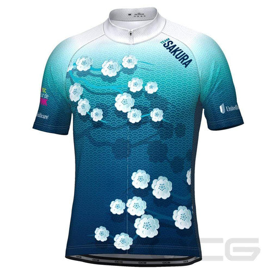 Men's Team Sakura Short Sleeve Cycling Jersey
