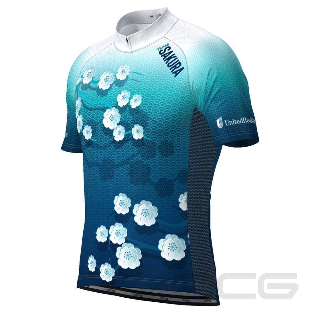 Men's Team Sakura Short Sleeve Cycling Jersey